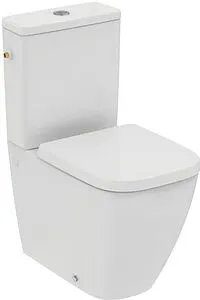 Унитаз-компакт безободковый Ideal Standard I.Life S RimLS+ белый T500001+T473501 Унитаз-компакт безободковый Ideal Standard I.Life S RimLS+ белый T500001+T473501, 1