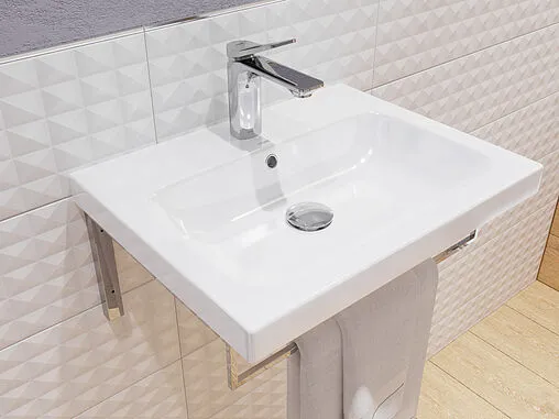 Смеситель для раковины Cersanit Odra хром 63050 Смеситель для раковины Cersanit Odra хром 63050