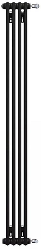 Радиатор стальной трубчатый Zehnder Charleston 2180/04 1270 ¾&quot; Ral 9217 Traffic Black (matt)