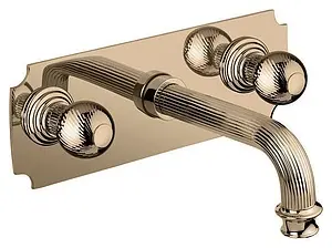 Смеситель для раковины из стены Cezares Olimp бронза OLIMP-BLS2-02-M, 1