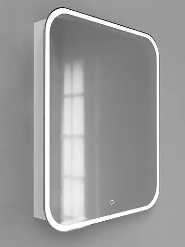 Шкаф-зеркало Jorno Modul 60 R белый Mol.03.60/P/W/JR