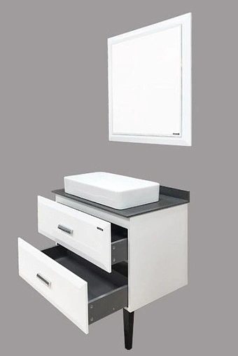 Тумба-умывальник напольная Comforty Империя 80 белый/серый 00004142360CF