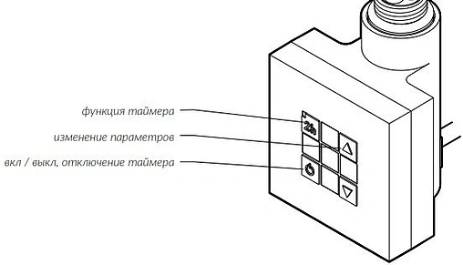 Блок управления Terma KTX2-MS 120-1000 Вт хром WEKT2-KCROS