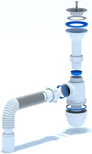 Сифон бутылочный для мойки Ани Пласт C0510