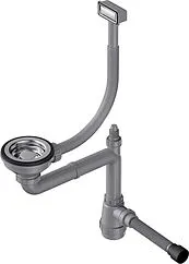 Сифон бутылочный для мойки с переливом Omoikiri WK-1-IN 4956482 Сифон бутылочный для мойки с переливом Omoikiri WK-1-IN 4956482