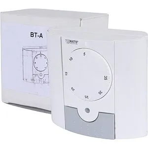 Проводной комнатный терморегулятор НЗ 230В WATTS BT-A230 V белый 10050977, 2