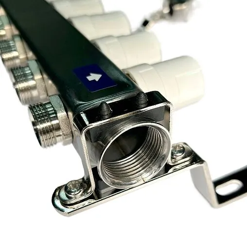 Группа коллекторная с расходомерами 5 отводов 1&quot;в/в x ¾&quot;ек Uni-fitt OPTIMAL 450B4305.RU