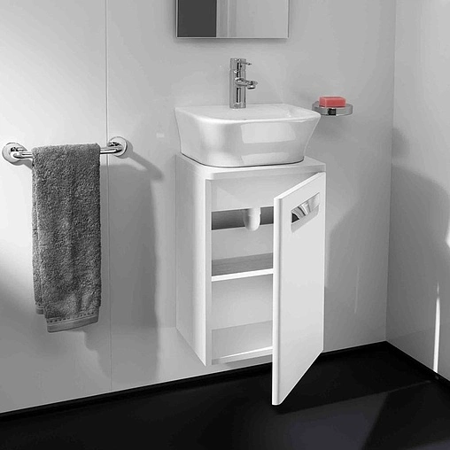 Тумба под умывальник подвесная Roca Gap 45 белый матовый ZRU9302735 Тумба под умывальник подвесная Roca Gap 45 белый матовый ZRU9302735