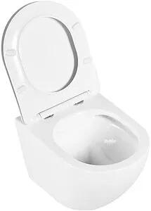 Унитаз подвесной безободковый BelBagno Uno белый BB3105CHR/SC Унитаз подвесной безободковый BelBagno Uno белый BB3105CHR/SC, 5