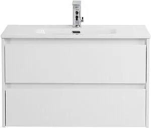 Тумба-умывальник подвесная BelBagno KRAFT 39 80 Bianco Opaco KRAFT 39-800/390-2C-SO-BO+BB800/390ETL Тумба-умывальник подвесная BelBagno KRAFT 39 80 Bianco Opaco KRAFT 39-800/390-2C-SO-BO+BB800/390ETL, 1