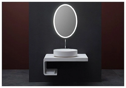 Консоль под умывальник Aquanet Corner K7L 100 белый матовый K7L