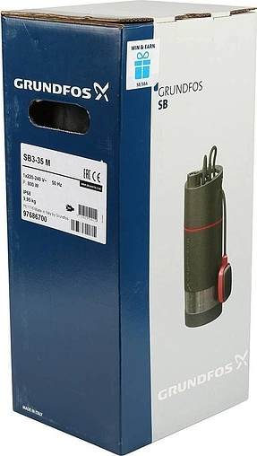 Насос колодезный центробежный 6&quot; Grundfos SB 3-35 M 97686700
