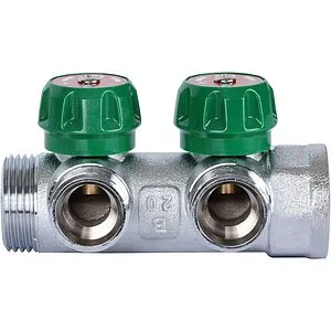 Коллектор регулирующий проходной 2 отвода 1"в/н x ¾"ек Stout SMB-6850-013402 Коллектор регулирующий проходной 2 отвода 1"в/н x ¾"ек Stout SMB-6850-013402, 5