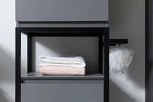 Полотенцедержатель Allen Brau Priority чёрный браш 1.31008.BB, 4