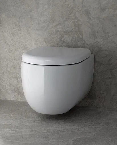 Унитаз подвесной безободковый VitrA Liquid Rim-ex белый 7321B403-0075