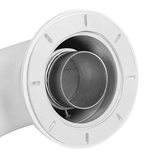 Колено стартовое коаксиальное Ø 60/100мм (алюм.) Royal Thermo RTF07.060