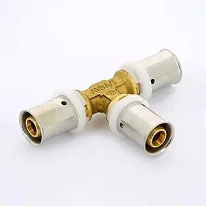 Тройник пресс соединительный 16мм x 16мм x 16мм Uni-fitt 706G6660 Тройник пресс соединительный 16мм x 16мм x 16мм Uni-fitt 706G6660, 5