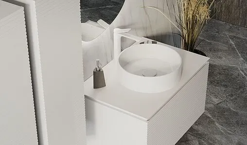 Тумба под умывальник подвесная Jorno Stone 80 белый Stn.01.80/P/W/JR Тумба под умывальник подвесная Jorno Stone 80 белый Stn.01.80/P/W/JR