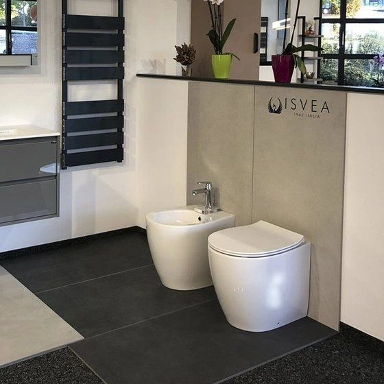 Унитаз приставной безободковый ISVEA Sentimenti Neo белый 10SM10004SV