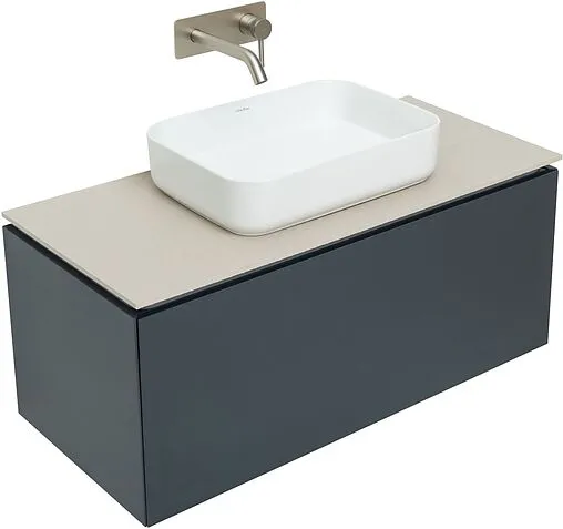 Тумба-умывальник подвесной Allen Brau Infinity 100 антрацит 1.21004.AM+