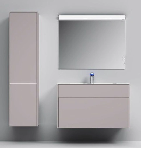 Шкаф-пенал подвесной Am.Pm Inspire 2.0 элегантный серый M50ACHX0406EGM