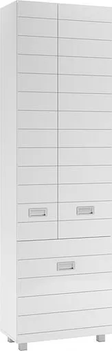 Шкаф-пенал напольный Домино Cube 60 белый DC5014P