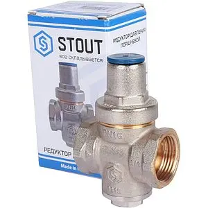 Редуктор давления поршневой ¾&quot; Stout SVS-1009-000020, 2