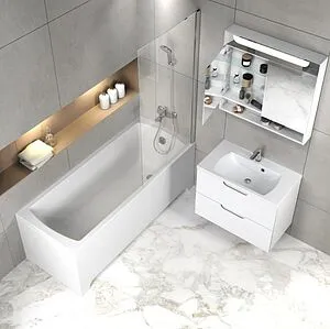 Шкаф-зеркало Ravak Classic II 60 белый X000001469, 3