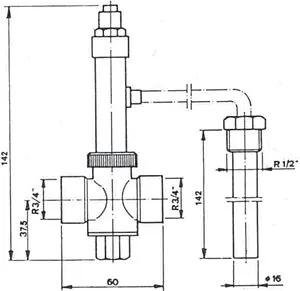 Защитный термоклапан ¾&quot; WATTS STS20/130 10004842, 2
