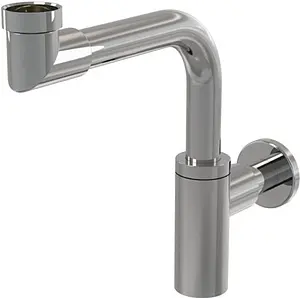 Сифон бутылочный для раковины AlcaPlast хром A403 Сифон бутылочный для раковины AlcaPlast хром A403, 1