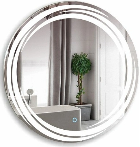 Зеркало с подсветкой Aquanika Round 77 AQR7777RU34