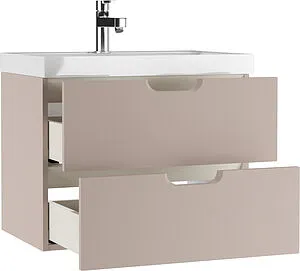 Тумба под умывальник подвесной Домино Classica 70 латте DD2508T, 3