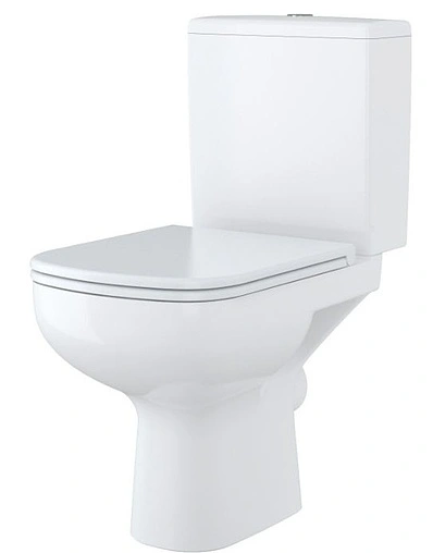 Унитаз-компакт безободковый Cersanit Colour Clean On белый S-KO-COL011-3/5-COn-DL-w Унитаз-компакт безободковый Cersanit Colour Clean On белый S-KO-COL011-3/5-COn-DL-w