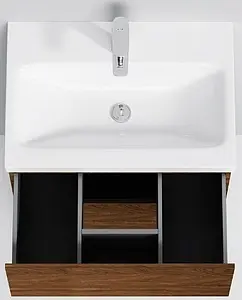 Тумба-умывальник напольная Am.Pm Gem 60 орех M90FSX06022NF32+M90WCC0602WG Тумба-умывальник напольная Am.Pm Gem 60 орех M90FSX06022NF32+M90WCC0602WG, 5