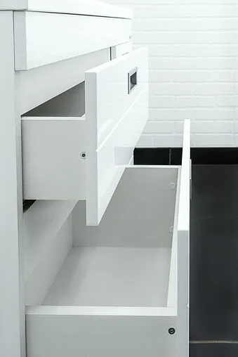 Тумба-умывальник напольная Домино Cube 90 белый DC5005T+4627173210126