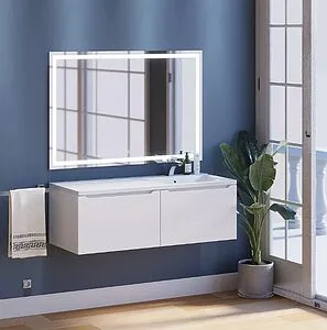 Тумба-умывальник подвесная Uperwood Tanos 120 R белый матовый 291021016 Тумба-умывальник подвесная Uperwood Tanos 120 R белый матовый 291021016, 5