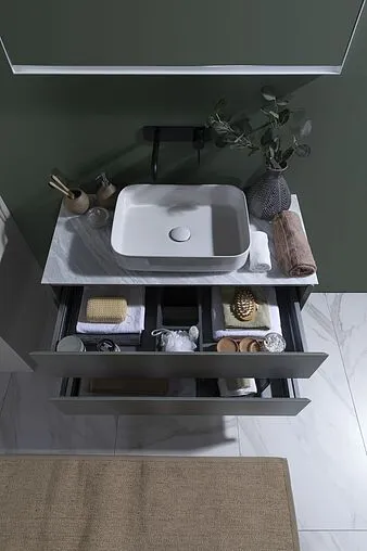 Тумба-умывальник подвесная Allen Brau Infinity 100 олива 1.21003.CGM+