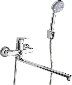 Смеситель для ванны с длинным изливом IDDIS Zodiac хром ZODSBL2i10, 1