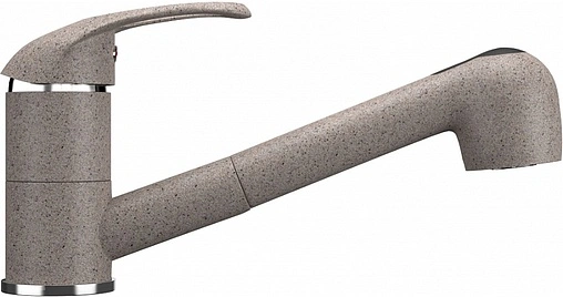 Смеситель для кухни с выдвижным изливом Ulgran песочный U-002-302
