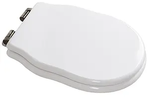 Крышка-сиденье для унитаза с микролифтом Cezares Laredo белый/хром CZR-T-165M-S-CR Крышка-сиденье для унитаза с микролифтом Cezares Laredo белый/хром CZR-T-165M-S-CR, 1