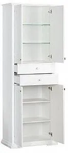 Шкаф-пенал напольный двухстворчатый Aquanet Лагуна 70 белый 00175396 Шкаф-пенал напольный двухстворчатый Aquanet Лагуна 70 белый 00175396, 4