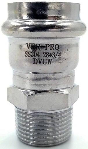 Муфта пресс переходная 28мм x ¾&quot;н Vieir VER-PRO VPSM284