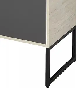 Ножки мебельные Aquaton Лофт Урбан чёрный матовый 1A255203LQX70, 1