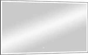Зеркало с подсветкой Continent Sting Black Led 120x80 чёрный ЗЛП1698, 1