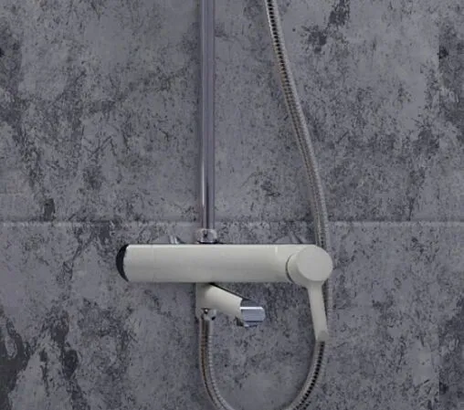 Душевая система со смесителем для ванны Osgard Ionic White белый 92050 Душевая система со смесителем для ванны Osgard Ionic White белый 92050