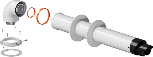 Комплект дымохода Ø 60/100мм L=1000мм Krats Стандарт KTS-02FR-075