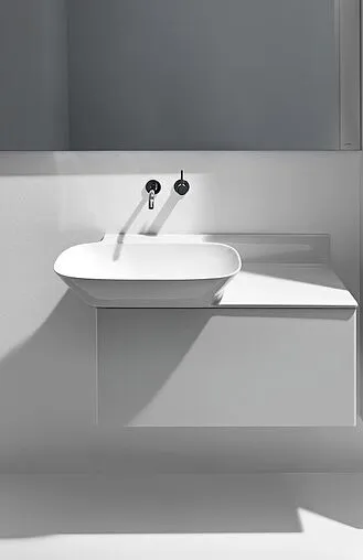 Тумба под умывальник подвесная Laufen Ino 77 белый матовый 4.2540.1.030.170.1