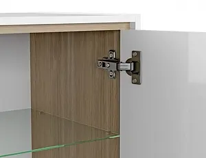 Шкаф-пенал подвесной Cersanit Louna 35 белый SP-SL-LOU/Wh Шкаф-пенал подвесной Cersanit Louna 35 белый SP-SL-LOU/Wh, 3