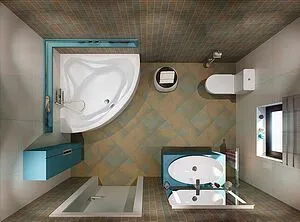 Ванна акриловая Koller Pool Tera 150х150, 5