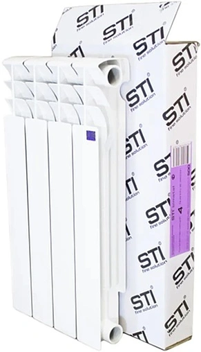 Радиатор биметаллический 4 секции STI Bimetal 500/80